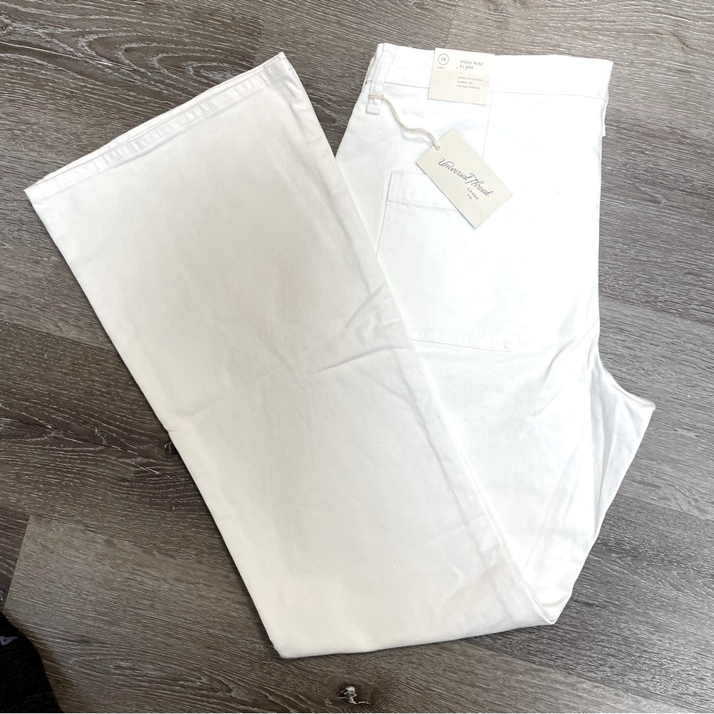 Universal Thread High-rise Fitted Flared Leg Vintage Stretch Size 14